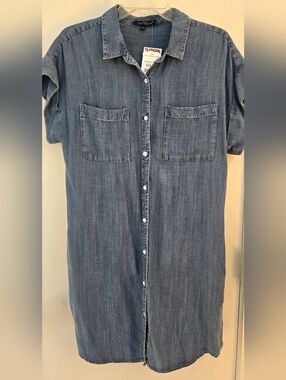 Velvet Heart Blue Denim Shirt Dress